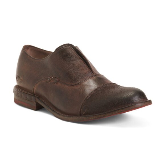 BED/STU Made In Mexico Leather Rose Flats - Picture 1 of 2